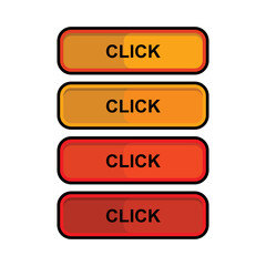 Vector illustration of click button
