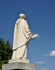 Fototapeta premium Statue of Sao Vicente in Irvio, Penafiel, Norte - Portugal 