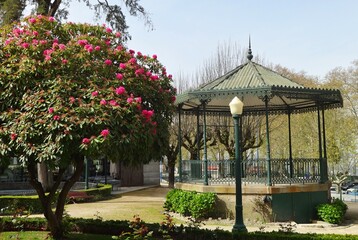 Pavillon in the public park of Penafiel, Norte - Portugal 