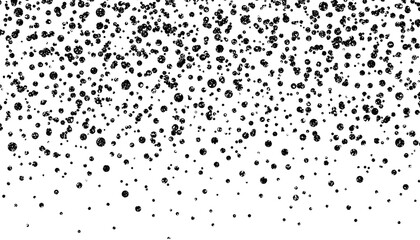 Black Sparkling Confetti Diamonds Overlay Transparent PNG background