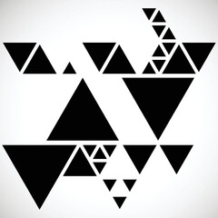 Vector Hipster Triangle Background . Pattern  . Abstract modern Geometrical Design Template .