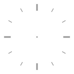 Clock For Wall, Interior and Exterior For Pictogram, Website, Apps, Art Illustration or Graphic Design Element. Format PNG