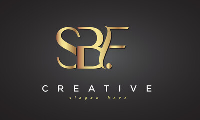SBF creative luxury logo design