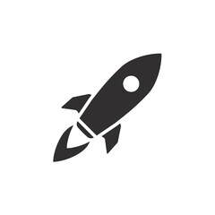 rocket icon design vector template