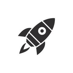 rocket icon design vector template