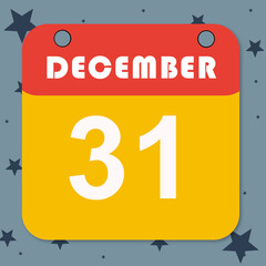 Commemorative Day Calendar, December 31st