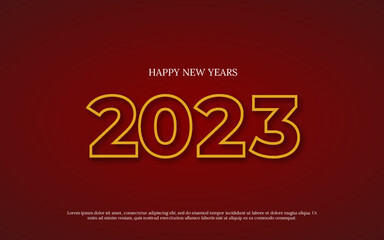 2023 logo design with modern background