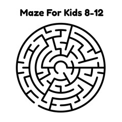 Maze For Kids Age 8 - 12