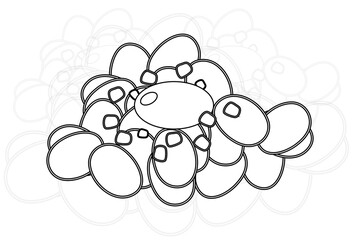 food coloring vector.