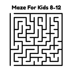 Maze For Kids Age 8 - 12