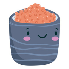 sushi caviar kawaii
