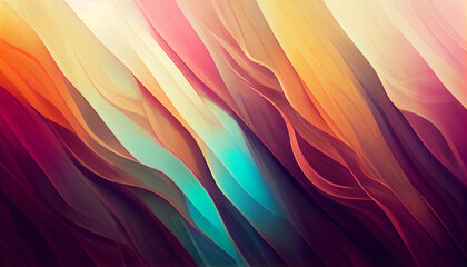 Obraz premium Abstract Colorful Background, Desktop Picture of Swirls, Waves, Stripes