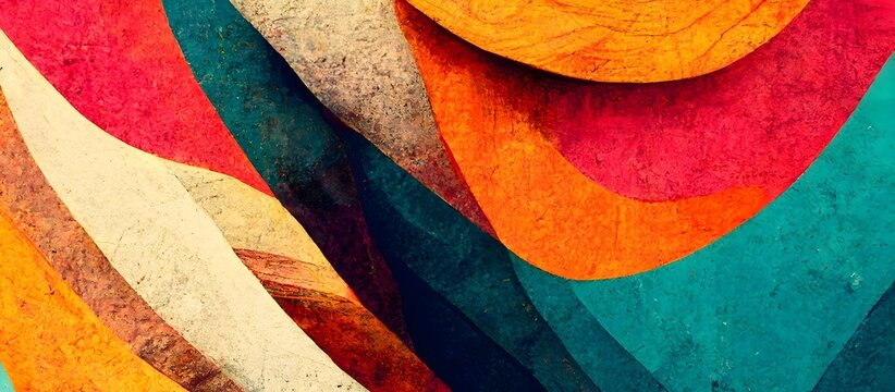 Colorful retro textured background. abstract design