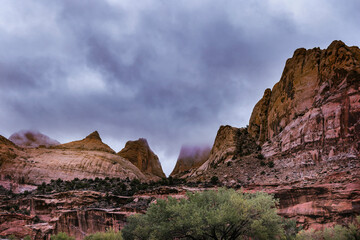 Navajo Dome and Fern’s Nipple at Capitol Reef National Monument