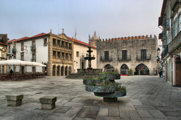 Fototapeta premium Republic Square in Viana do Castelo in Portugal