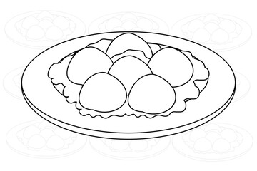 Fototapeta premium food coloring vector