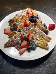 cake with berries