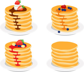 vector pancake stacks