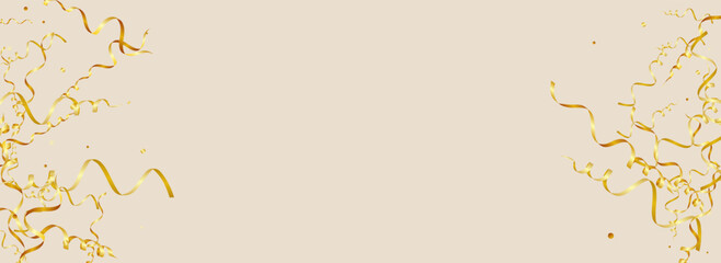 Obraz premium Chic Star Falling Vector Panoramic Pink