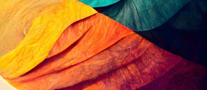 Trendy abstract colorful cover background design