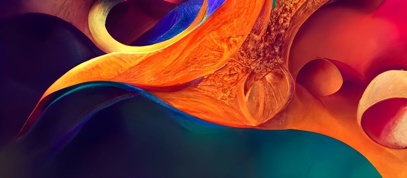 Colorful Abstract background with dynamic effect
