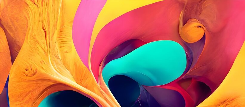 Colorful Abstract background with dynamic effect