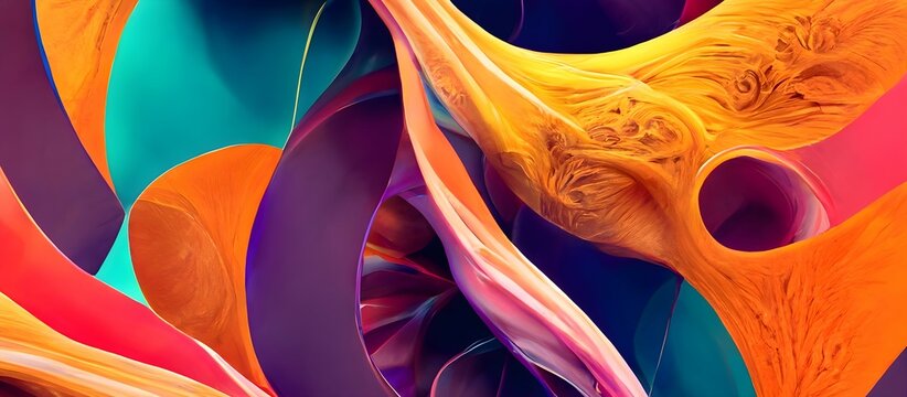 Colorful Abstract background with dynamic effect