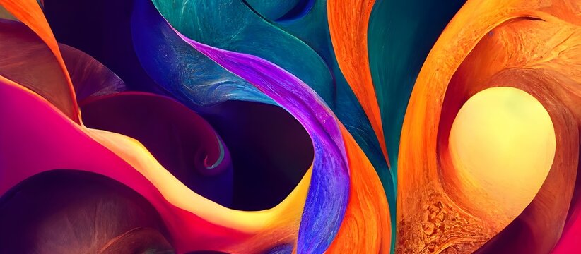Colorful Abstract background with dynamic effect