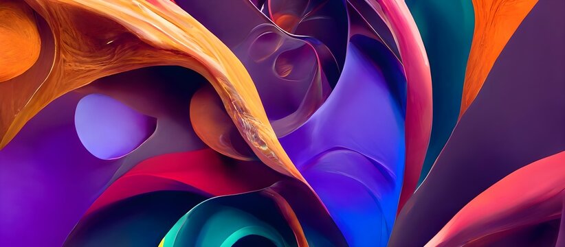 Colorful Abstract background with dynamic effect