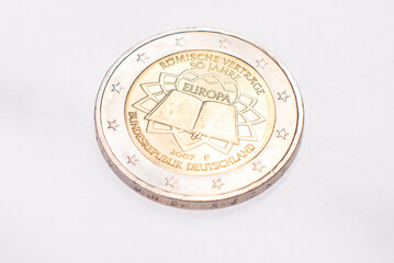 A coin collection of 2 euro commemorative coins