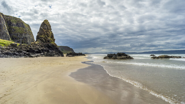 Downhill Beach in Northern Ireland; Castlerock, County Londonderry, Ireland