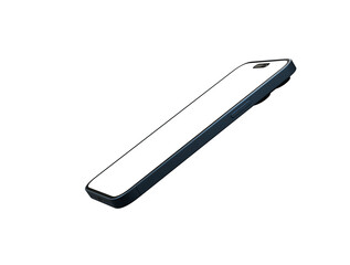 Smartphone frame less blank screen. Mockup generic device.