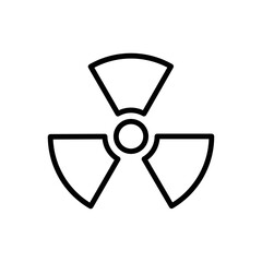 Obraz premium radiation icon design vector template