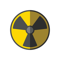radiation icon design vector template