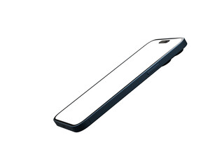 Smartphone frame less blank screen. Mockup generic device.