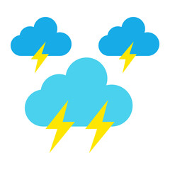 Lightning Flat Icon