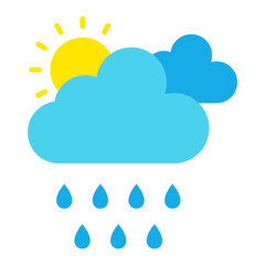 Rainy Day Flat Icon