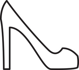 Fototapeta premium heel icon