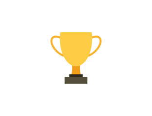 Winner cup, prize icon. Vector illustration.