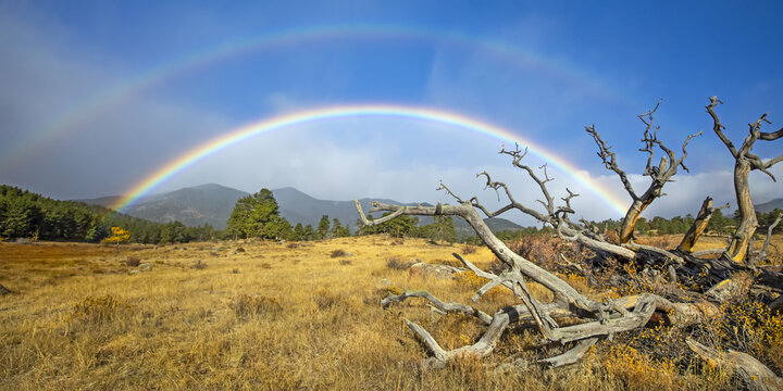 Double Rainbow, Rocky Mountain National Park; Colorado, United States of America