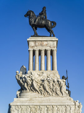 The monument to General Antonio Maceo on the Malecon; Havana, Cuba