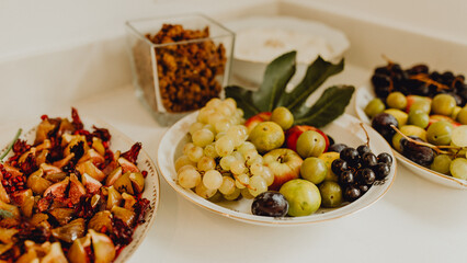 Assortiment de fruits pour le dessert