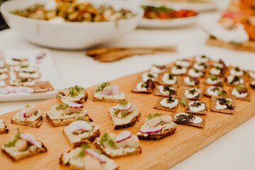 Assortiments de petits fours pour l'apéritif