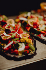 Plateau de fruits pour le dessert