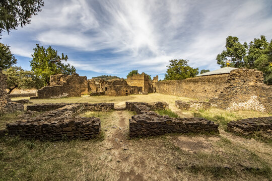 Turkish baths, Fasil Ghebbi (Royal Enclosure); Gondar, Amhara Region, Ethiopia
