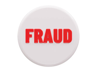 Scam alert text effect icon 3d rendering vector illustration