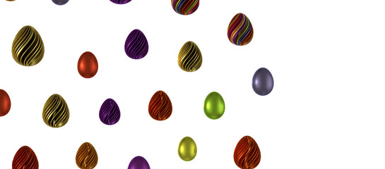 colorful easter eggs