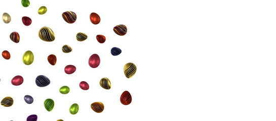 colorful easter eggs