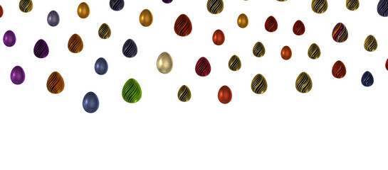 colorful easter eggs