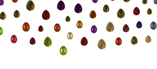 colorful easter eggs